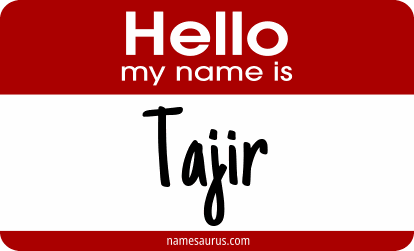 Hello my name is Tajir png download