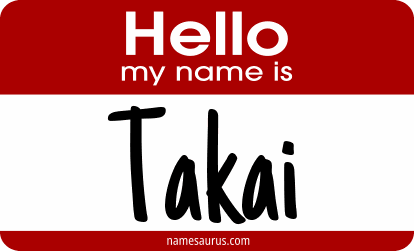 Hello my name is Takai png download