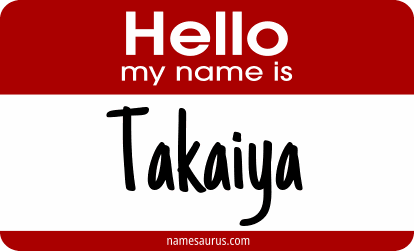Hello my name is Takaiya png download