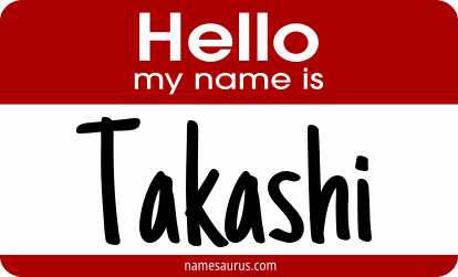 Hello my name is Takashi png download