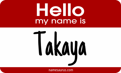 Hello my name is Takaya png download