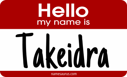 Hello my name is Takeidra png download