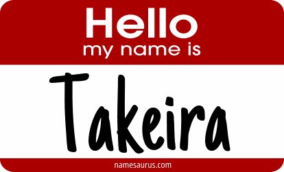 Hello my name is Takeira png download