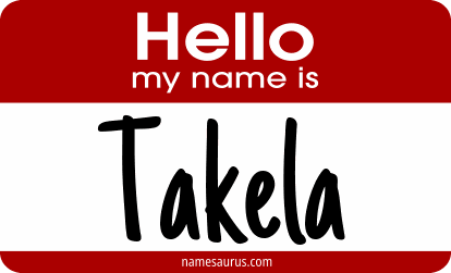 Hello my name is Takela png download