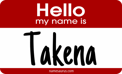 Hello my name is Takena png download