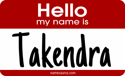 Hello my name is Takendra png download