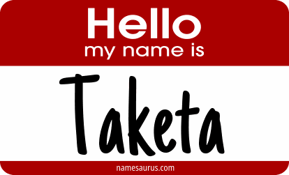 Hello my name is Taketa png download