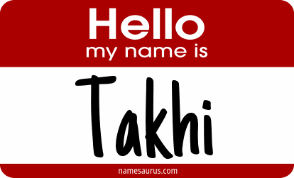Hello my name is Takhi png download