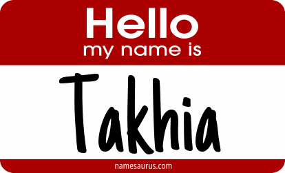 Hello my name is Takhia png download