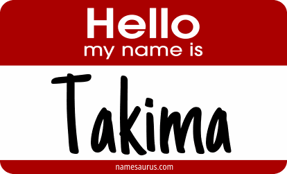 Hello my name is Takima png download