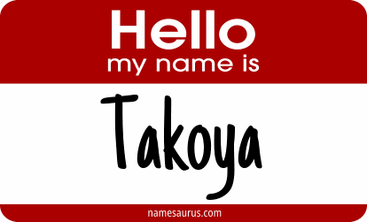 Hello my name is Takoya png download