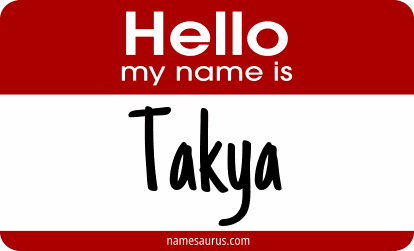 Hello my name is Takya png download