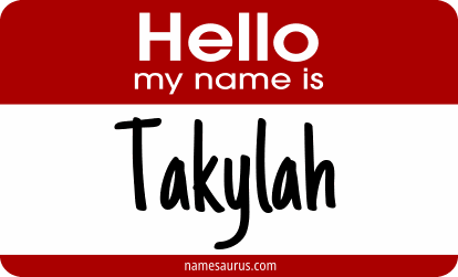Hello my name is Takylah png download