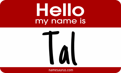 Hello my name is Tal png download