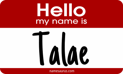Hello my name is Talae png download