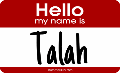 Hello my name is Talah png download