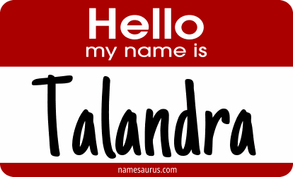 Hello my name is Talandra png download