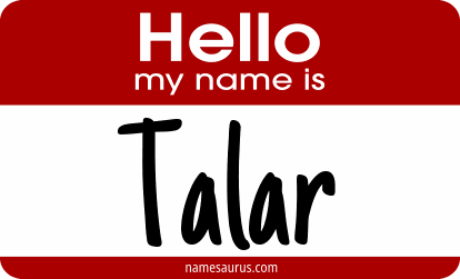 Hello my name is Talar png download
