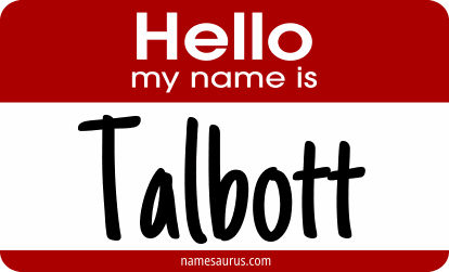 Hello my name is Talbott png download