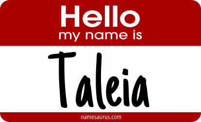 Hello my name is Taleia png download