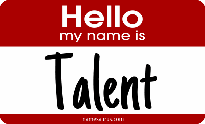 Hello my name is Talent png download