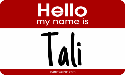 Hello my name is Tali png download