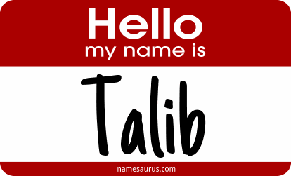 Hello my name is Talib png download