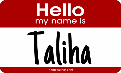 Hello my name is Taliha png download