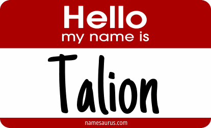 Hello my name is Talion png download