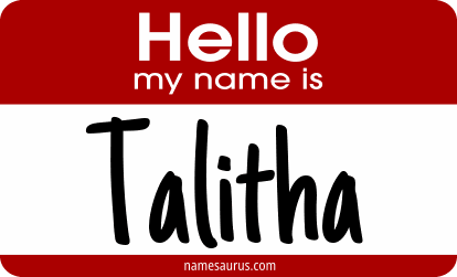 Hello my name is Talitha png download