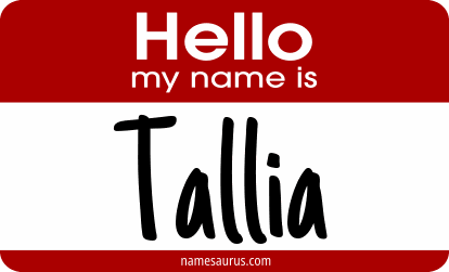 Hello my name is Tallia png download