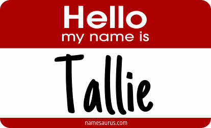 Hello my name is Tallie png download