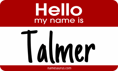 Hello my name is Talmer png download