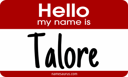 Hello my name is Talore png download