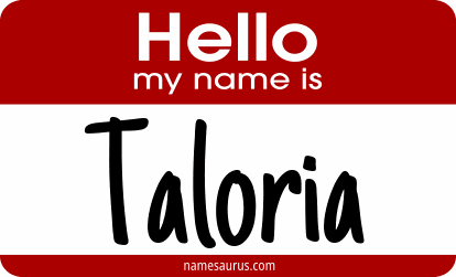 Hello my name is Taloria png download