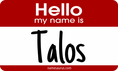 Hello my name is Talos png download