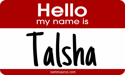 Hello my name is Talsha png download