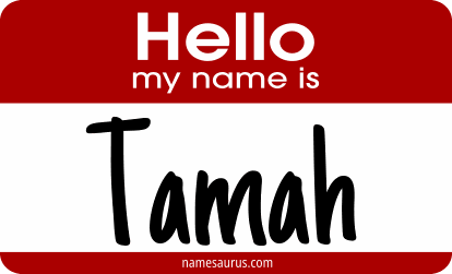 Hello my name is Tamah png download