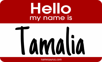 Hello my name is Tamalia png download