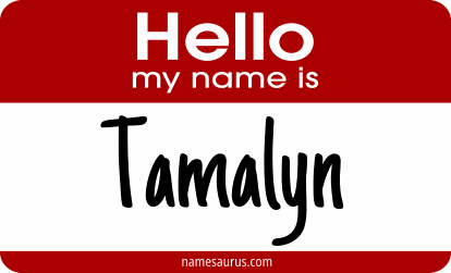 Hello my name is Tamalyn png download