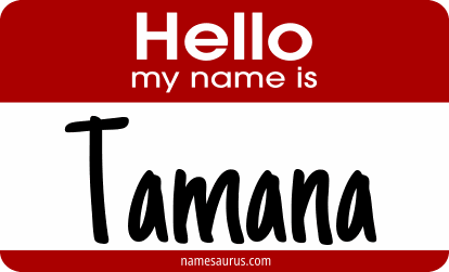 Hello my name is Tamana png download