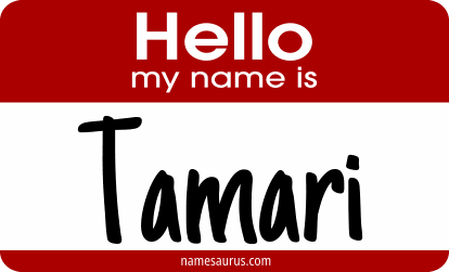 Hello my name is Tamari png download