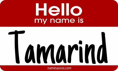 Hello my name is Tamarind png download