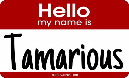 Hello my name is Tamarious png download