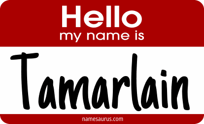 Hello my name is Tamarlain png download