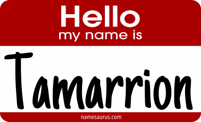 Hello my name is Tamarrion png download