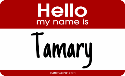 Hello my name is Tamary png download
