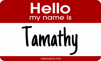 Hello my name is Tamathy png download
