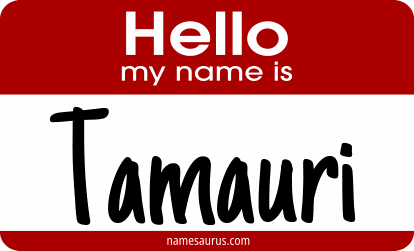 Hello my name is Tamauri png download