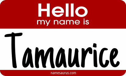 Hello my name is Tamaurice png download